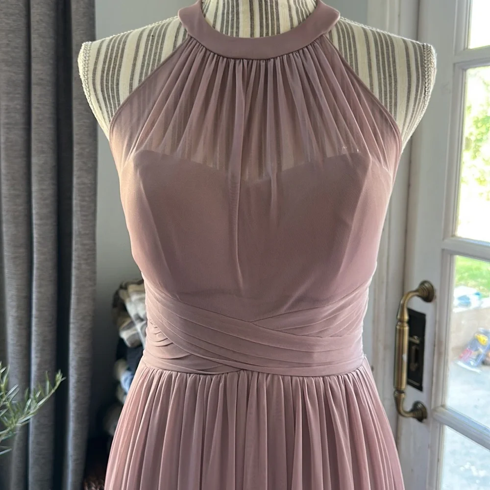 Prom formal mauve dress! New without tags! Never worn. - Picture 3 of 17